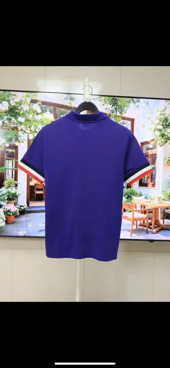 モンクレール 半袖 カラーTシャツ ネイビー