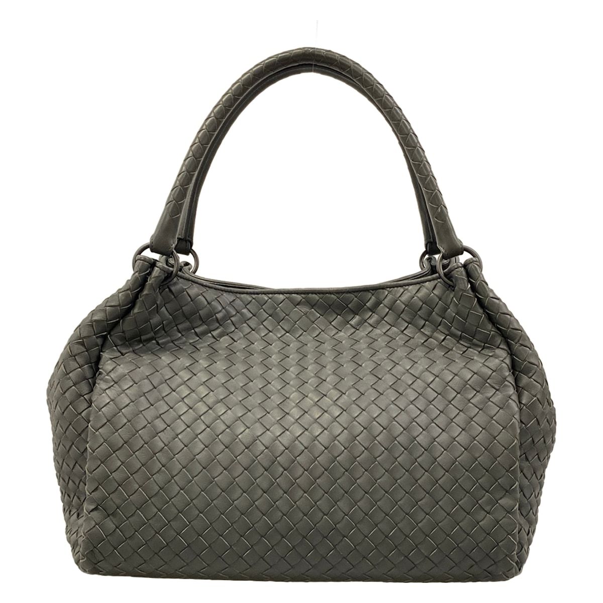 BOTTEGA VENETA(ボッテガヴェネタ) トートバッグ パラシュートバッグ ダークグレー レザー