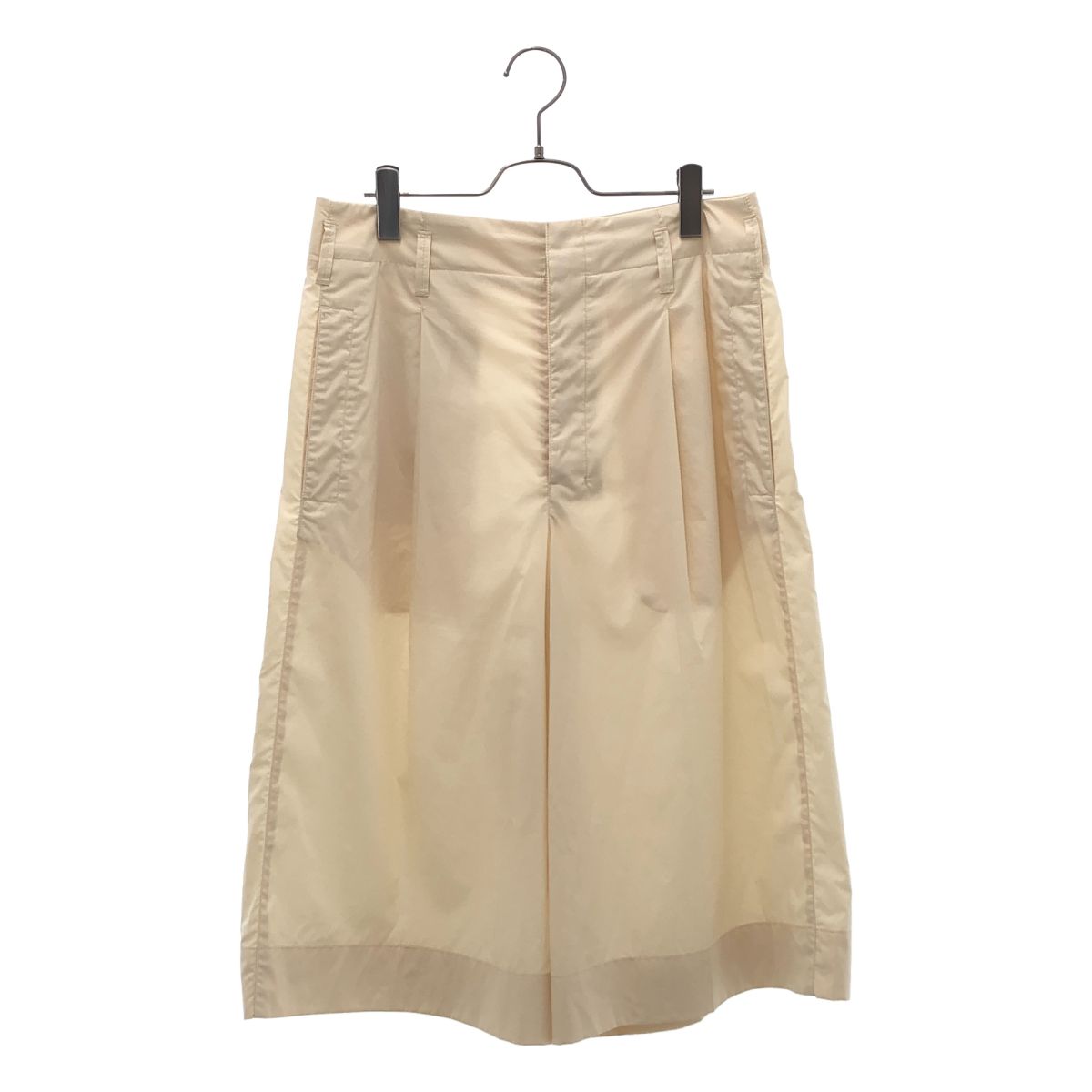 LEMAIRE / ルメール | Large Pleated Shorts コットン パンツ | 38 | アイボリー | レディース