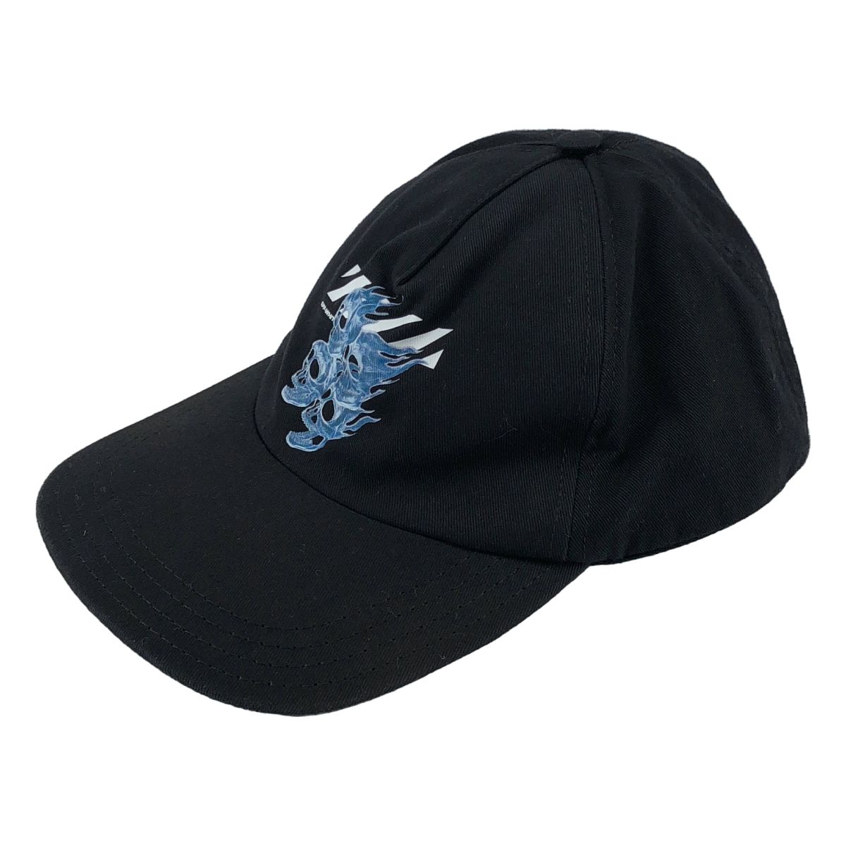 【美品】 Off-White / オフホワイト | SKULLS CAP スカル キャップ | 0/S | ブラック | メンズ
