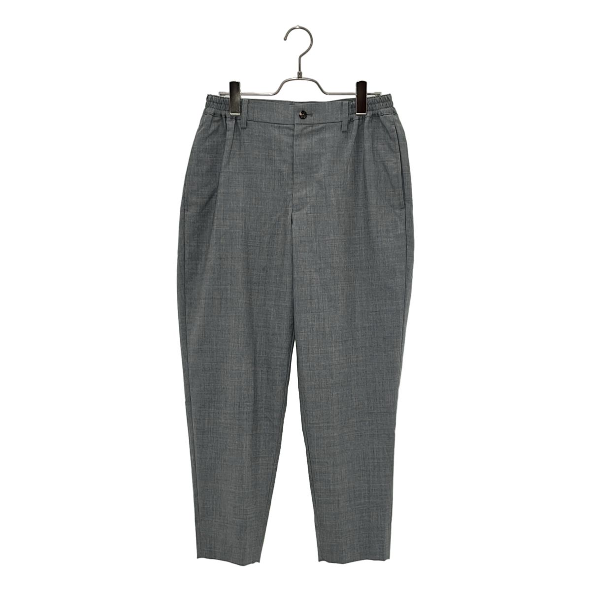 【美品】 COMME des GARCONS HOMME DEUX / コムデギャルソンオムドゥ | 2023SS | ウール イージー テーパード スラックス パンツ | XS | グレー | メンズ