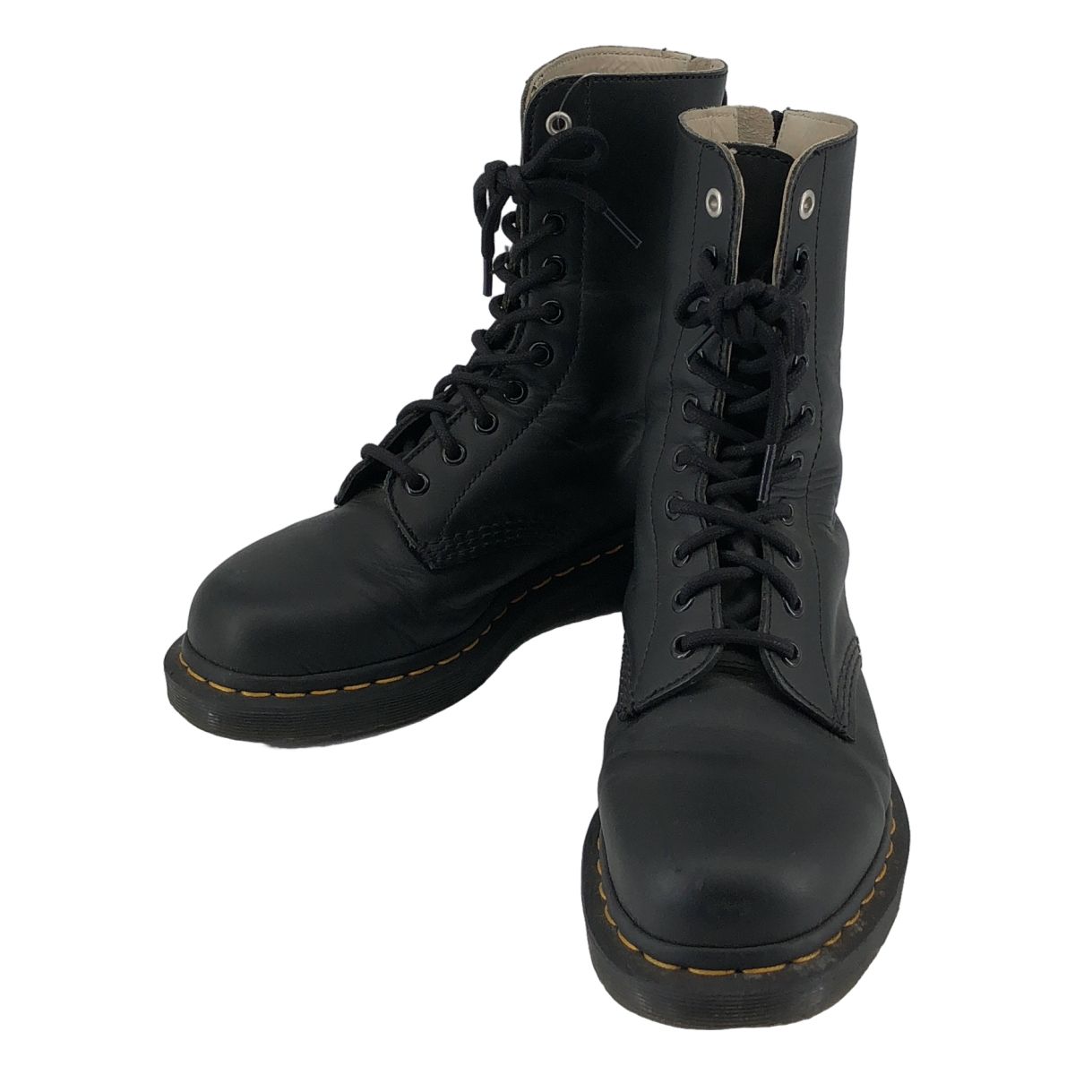 Y's / ワイズヨウジヤマモト | × Dr.Martens / 10 EYE 10ホール バックジップ ブーツ | 6 | ブラック | メンズ 13,453円