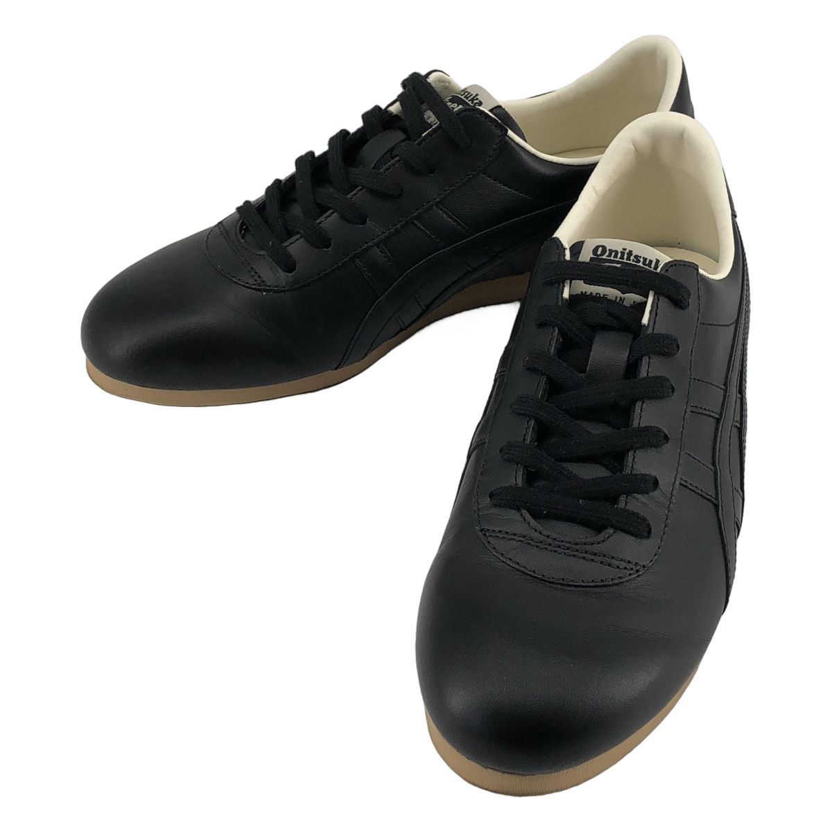 Onitsuka Tiger / オニツカタイガー | TAI-CHI-NM / タイチ レザー ローカットスニーカー | 24.5 | ブラック | レディース