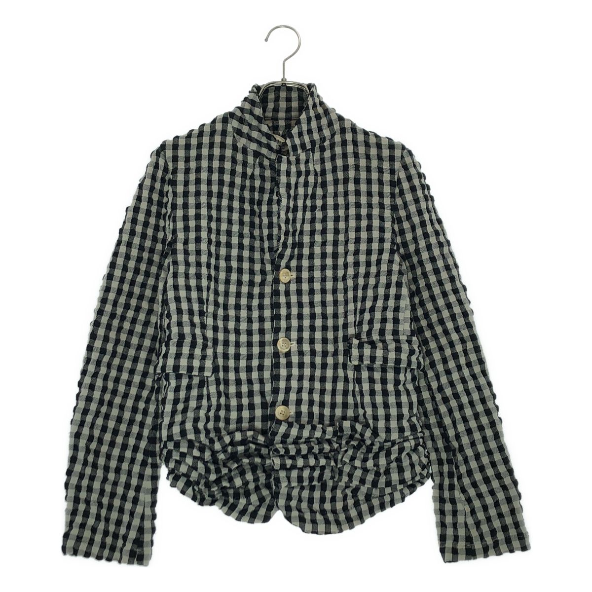 robe de chambre COMME des GARCONS / ローブドシャンブルコムデギャルソン | 1999SS | ポリエステル 製品加工 シングルジャケット | グレー | レディース