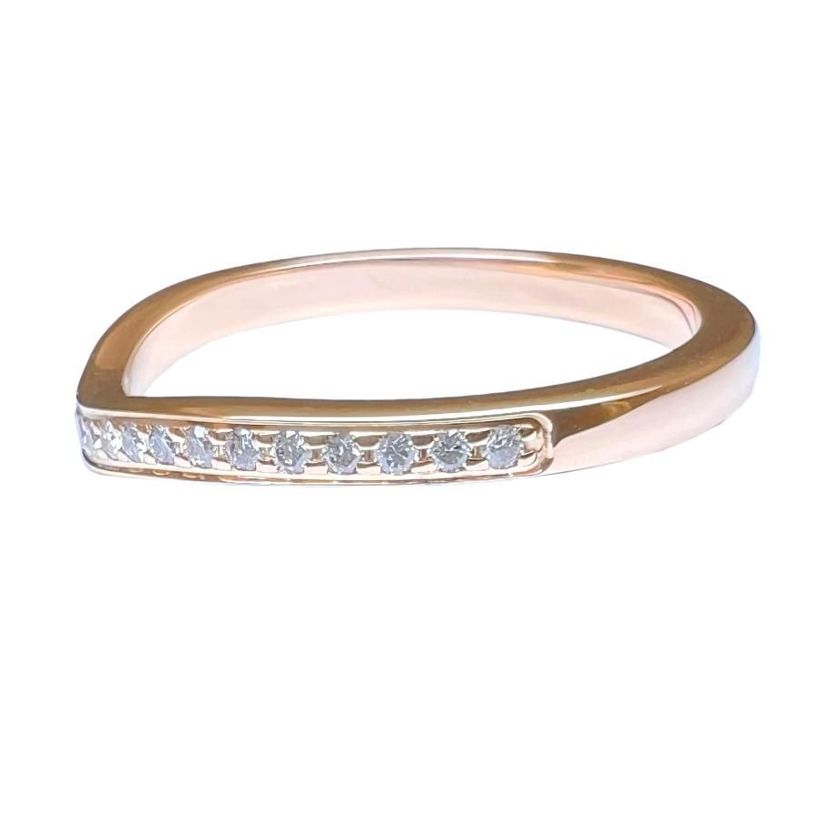 CARTIER カルティエ リング バレリーナ ハーフエタニティ ダイヤ 750