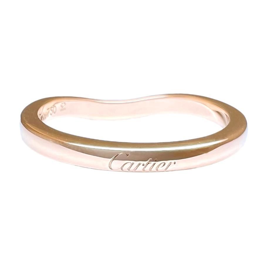CARTIER カルティエ リング バレリーナ ハーフエタニティ ダイヤ 750