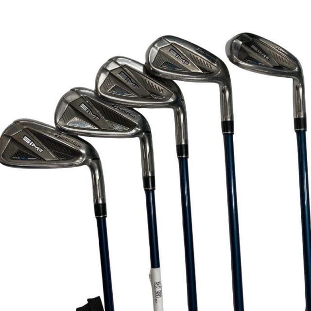 中古】 テーラーメイド SIM2 MAX 5S アイアンセット IR TENSEI BLUE
