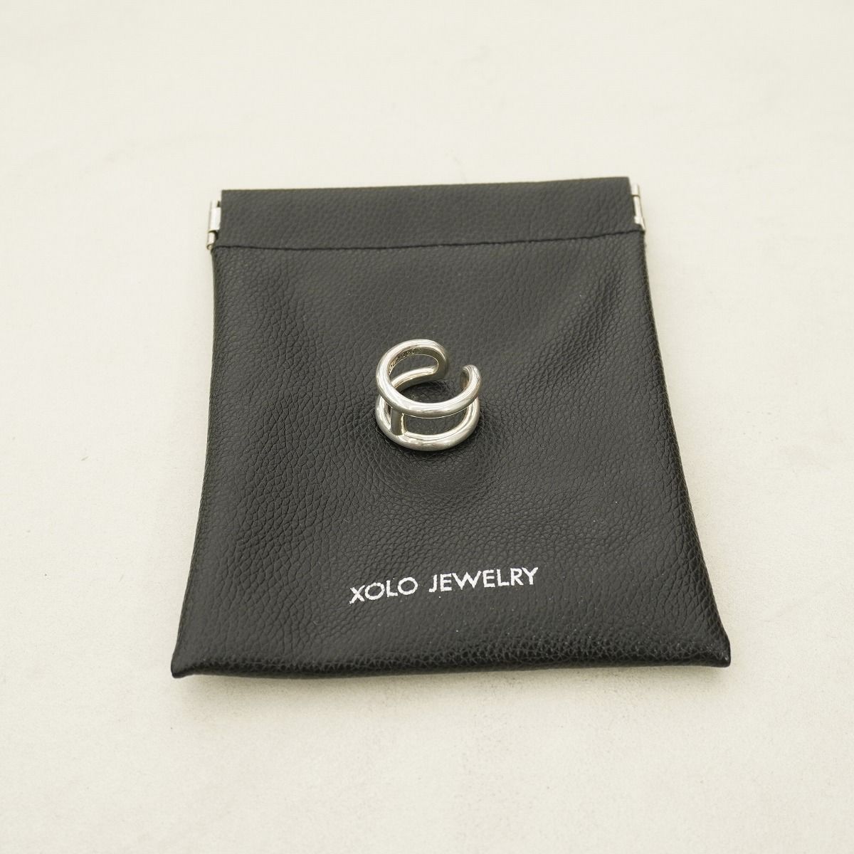 美品 国内正規 XOLO JEWELRY ショロ ジュエリー H Ring Hモチーフ リング 指輪 シルバー Silver925 銀 本物 4816Q♪