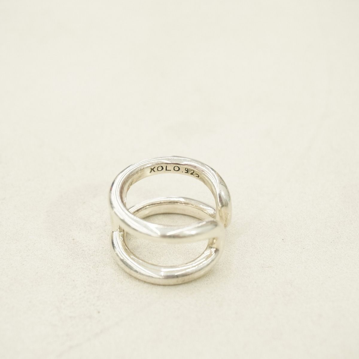 美品 国内正規 XOLO JEWELRY ショロ ジュエリー H Ring Hモチーフ