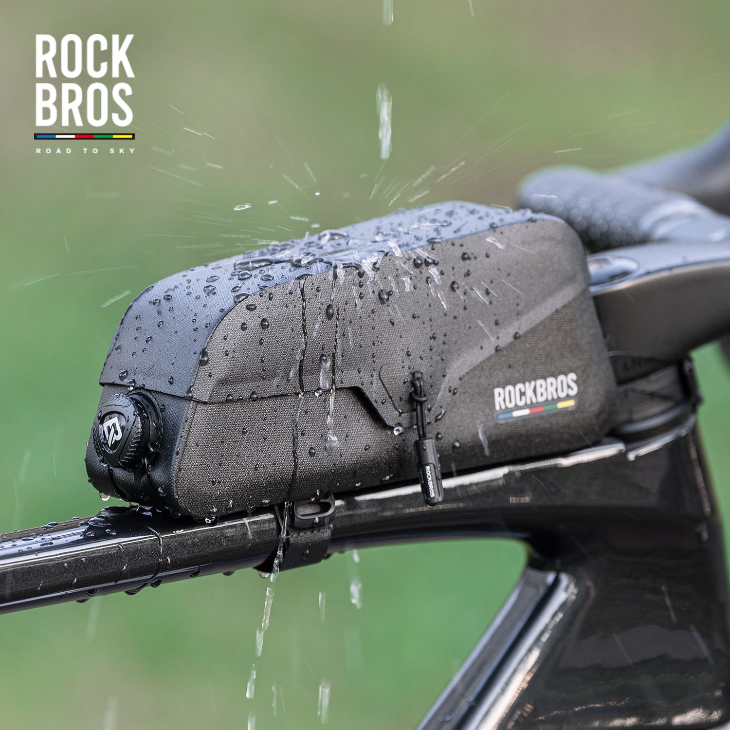 Rockbros 防水自転車トップチューブバッグ 軽量フレームパック 6,992円