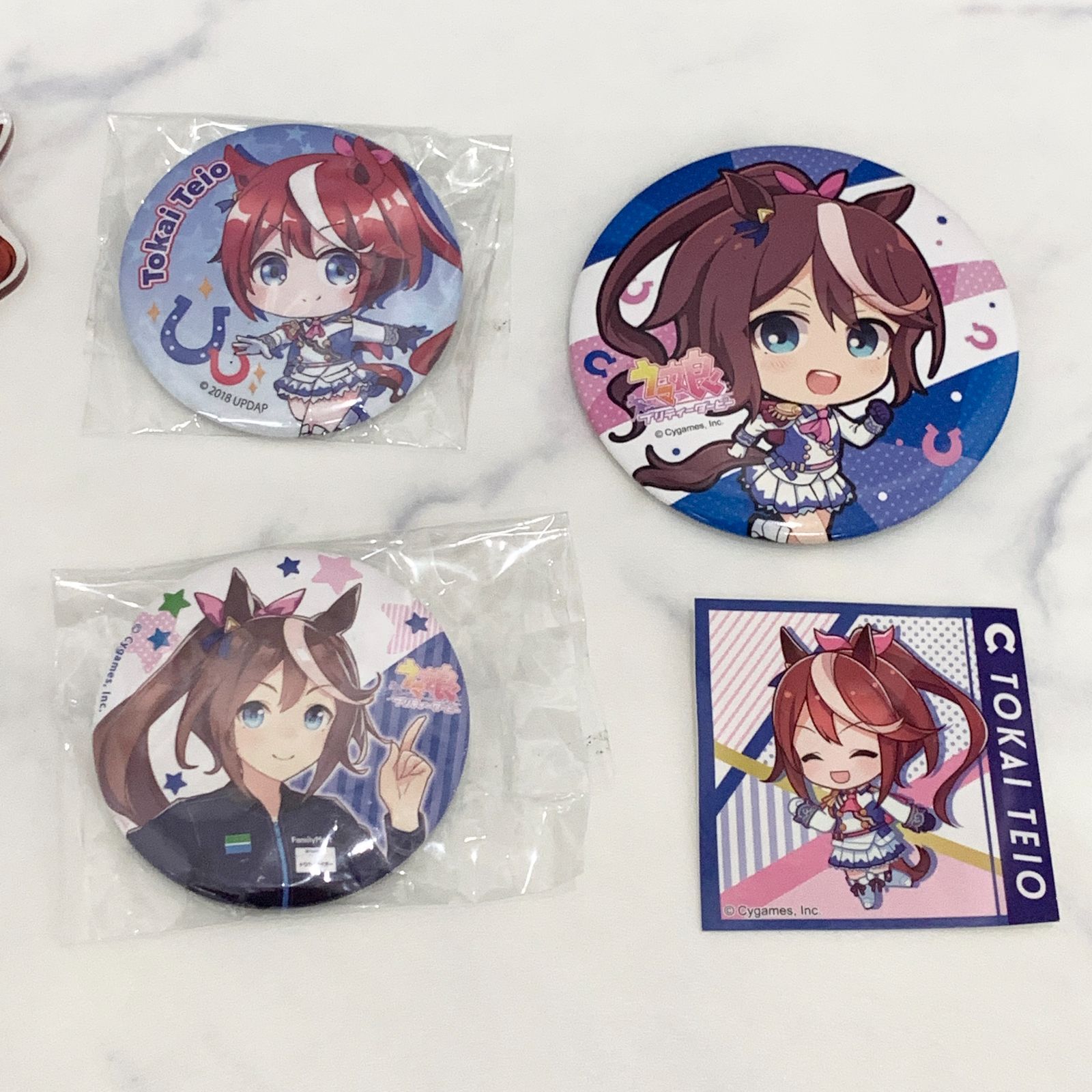 ウマ娘 トウカイテイオー グッズ まとめ売り 缶バッジ アクリル