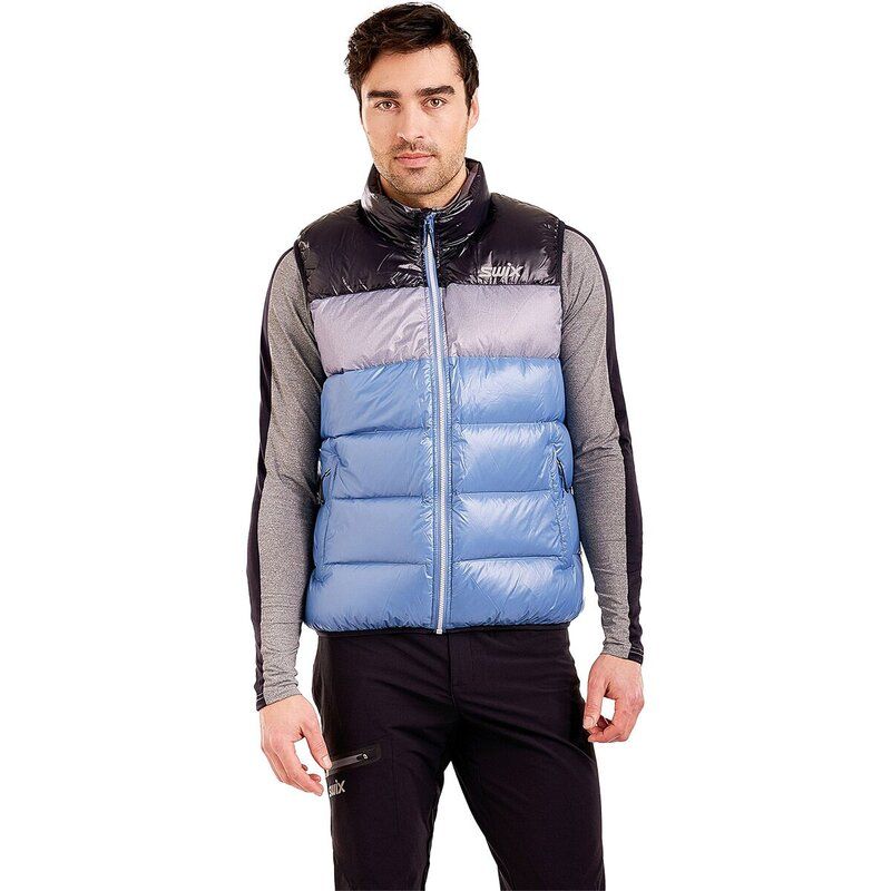 スウィックス メンズ トップス ベスト キルティング Swix Nordland Quilted Vest Mens Cadet