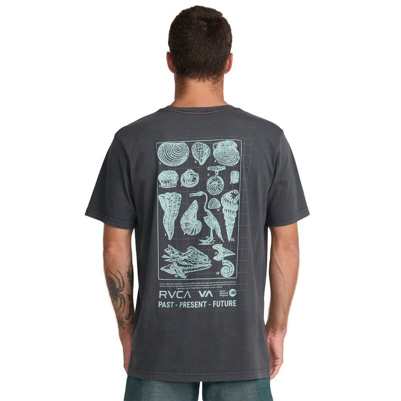 ルーカ メンズ トップス Tシャツ RVCA Crustaceoushirt Mens Pirate Black ブラック