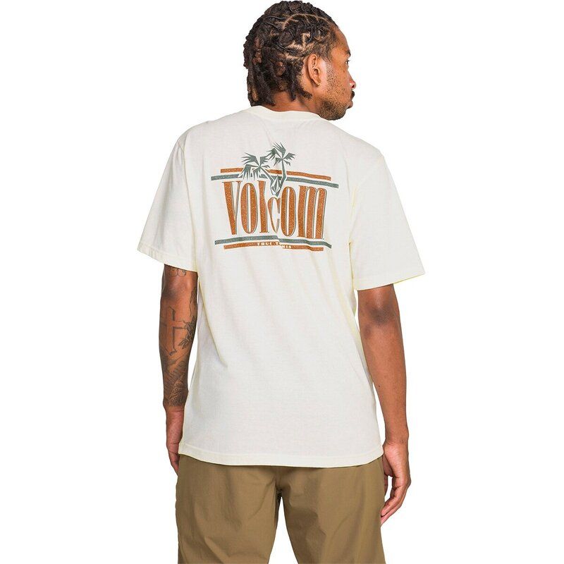 ボルコム メンズ トップス Tシャツ 半袖 Volcom Breathe Deep ShortSleeve TShirt Mens Off White Heather オフホワイト