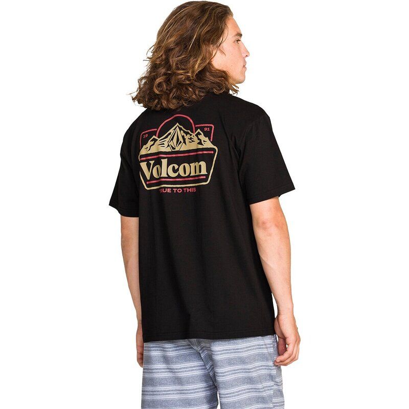 ボルコム メンズ トップス Tシャツ 半袖 Volcom TopashortSleeve TShirt Mens Black ブラック