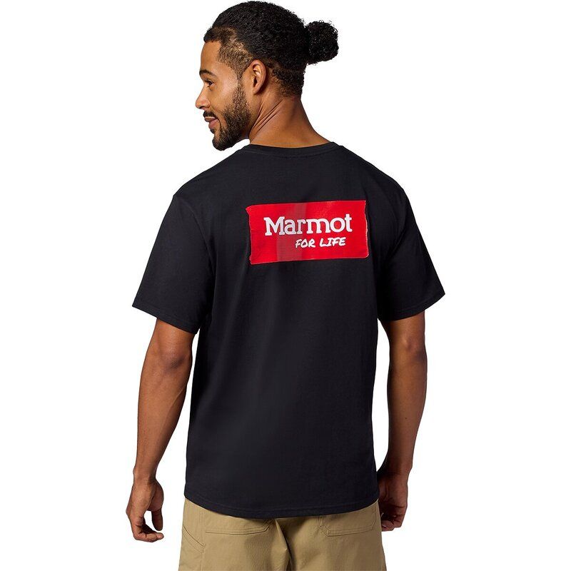 マーモット メンズ トップス Tシャツ Marmot Ductape TShirt Mens Black ブラック