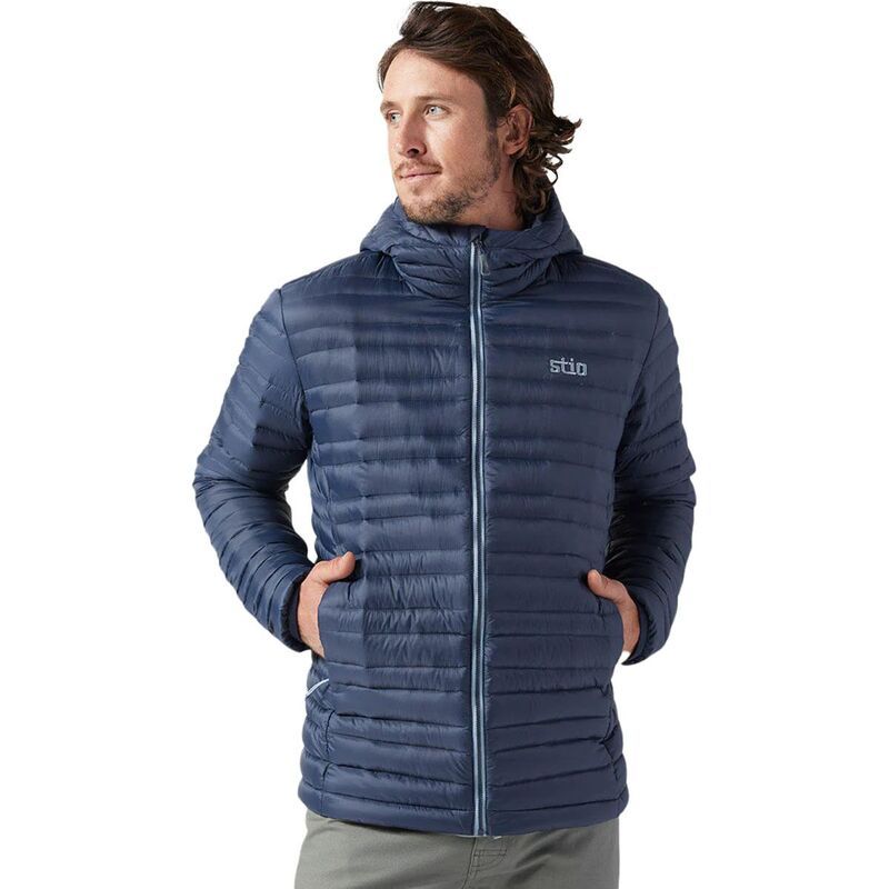 スティオ メンズ アウター ジャケット・ブルゾン フーデッドジャケット ダウン STIO Pinion Down Hooded Jacket Mens Mountain Shadow