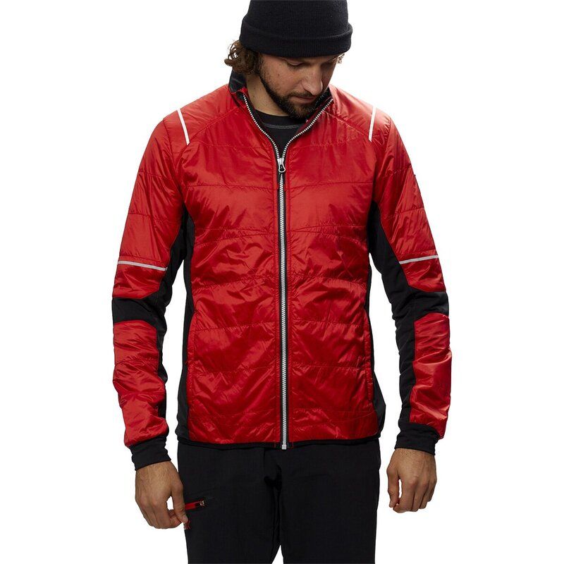 スウィックス メンズ アウター ジャケット・ブルゾン キルティング Swix Mayen Quilted Jacket Mens Fired レッド