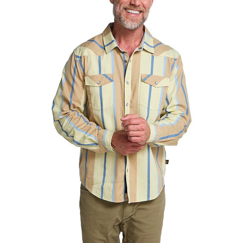 ハウラーブラザーズ メンズ トップス シャツ Howler Brothers High Rider Shirt Mens Driver StripeTerra ストライプ