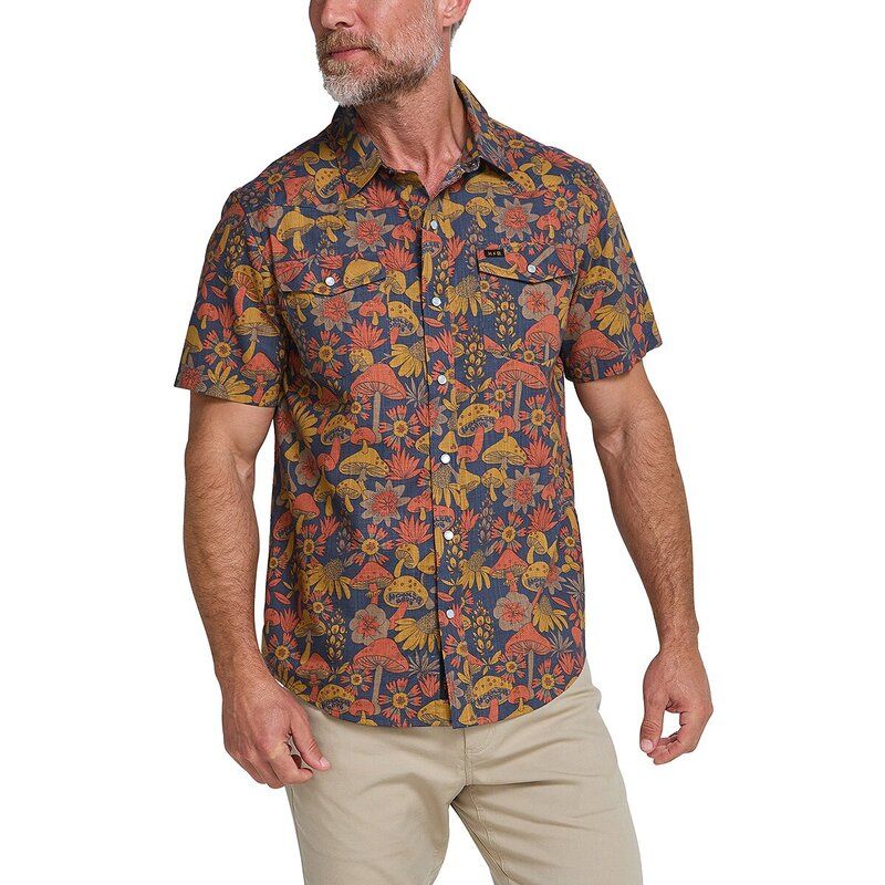ハウラーブラザーズ メンズ トップス シャツ Howler Brothers H Bar B Snap Shirt Mens Fungi ForageNightfall 22,185円