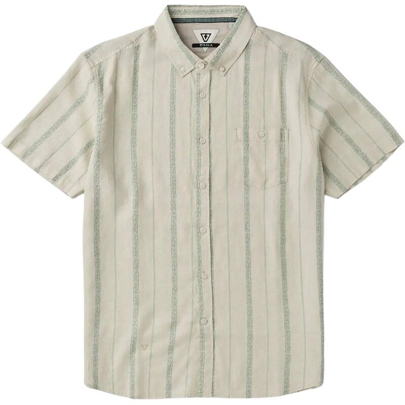 ヴィスラ メンズ トップス シャツ 半袖 Vissla Lost Coast ShortSleeve Shirt Mens Vintage White ホワイト