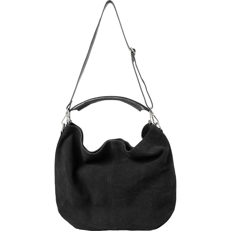 フリーピープル レディース バッグ スエード Free People Suzie Suede Slouch Tote Bag Womens Black ブラック