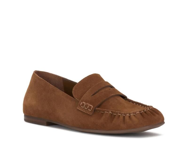 ヴィンスカムート レディース シューズ スリッポン・ローファー Vince CamutoPaelyn Penny Loafer Burnt Sugar Brown ブラウンローファー・革靴