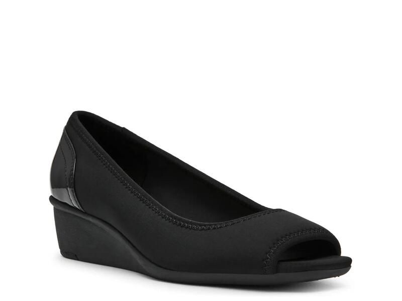 アンクライン レディース シューズ パンプス Anne KleinWaylynn Wedge Pump Black ブラック