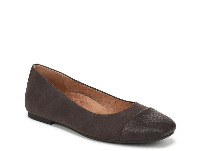 バイオニック レディース シューズ パンプス VionicHollen Flat Dark Brown ブラウン