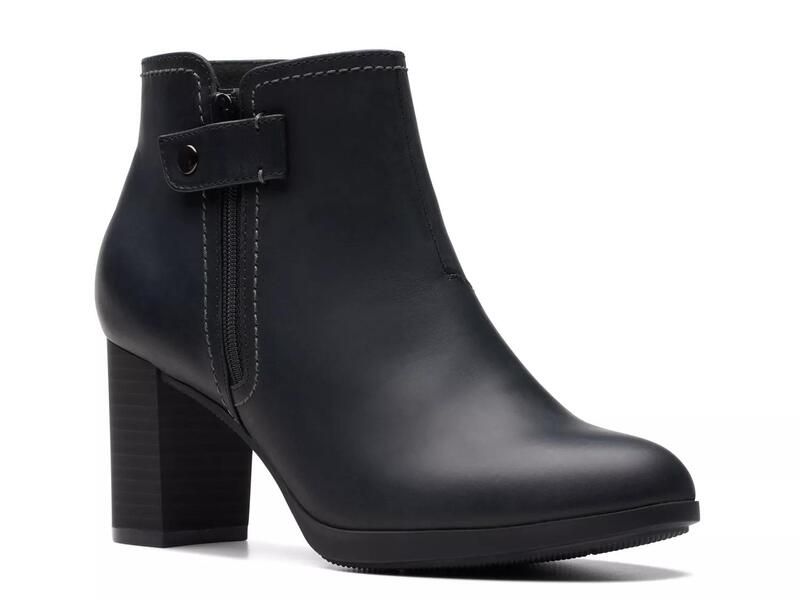 クラークス レディース シューズ ブーツ・レインブーツ ClarksBayla Glow Bootie BLACK SHINY ブラック 12,854円