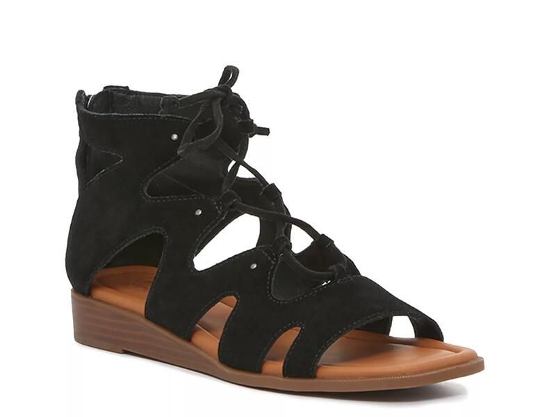 クラウンヴィンテージ レディース シューズ サンダル Crown VintageSalianna Gladiator Sandal Black Suede ブラック