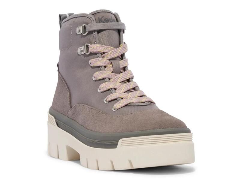 ケッズ レディース シューズ ブーツ・レインブーツ KedsSoho Bootie Womens Grey グレー