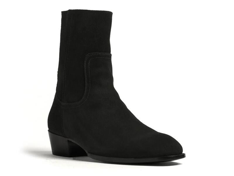 アンソニー ヴィア メンズ シューズ ブーツ・レインブーツ チェルシーブーツ チェルシー Anthony VeerLennox Chelsea Boot Black Suede ブラック