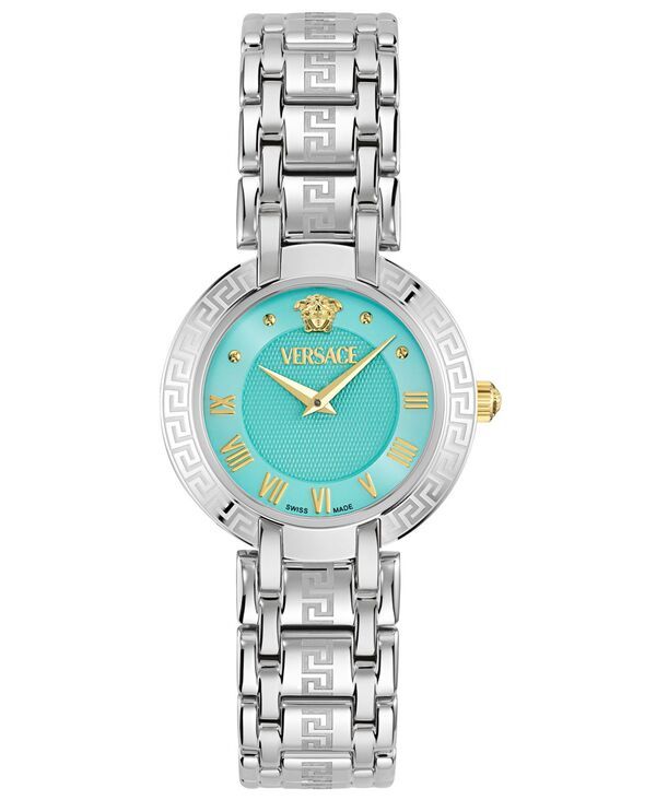 ヴェルサーチ レディース アクセサリー 腕時計 Tシャツ Versace Womens Swiss Antlia Stainless Steel Bracelet Watch 34mm Stainle 207,400円