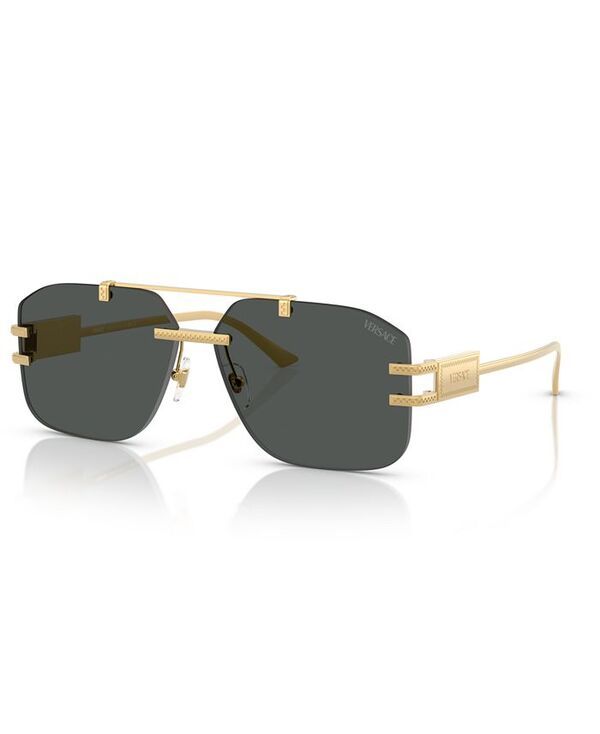 ヴェルサーチ メンズ アクセサリー サングラス・アイウェア Versace Mens Sunglasses VE2275 Dark GreyGold グレー 73,040円