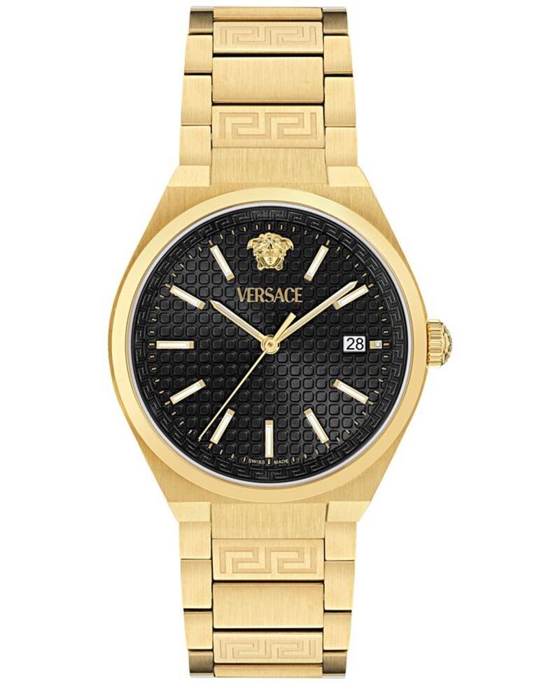 ヴェルサーチ レディース アクセサリー 腕時計 Versace Womens Swiss VAuria Gold Ion Plated Bracelet Watch 39mm Gold ゴールド 115,900円