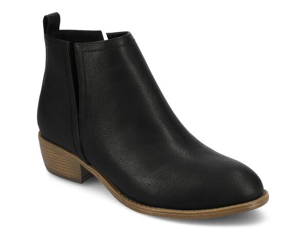 ジュルネ コレクション レディース シューズ ブーツ・レインブーツ Journee Collection Rimi Bootie Black Synthetic ブラック