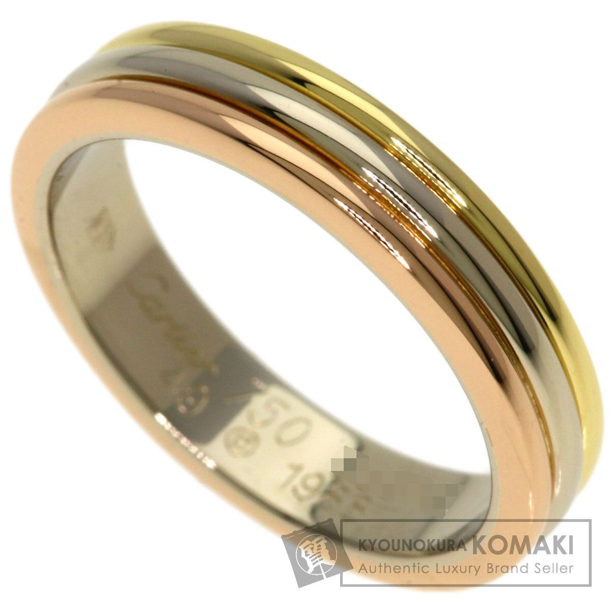 CARTIER カルティエ スリーカラー #49 リング・指輪 K18YG K18WG K18PG レディース [中古]