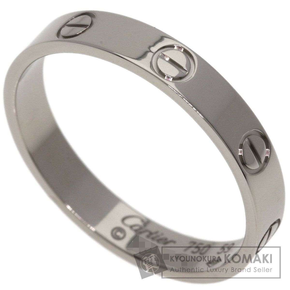 CARTIER カルティエ ミニ ラブリング #59 リング・指輪 K18WG レディース [中古]