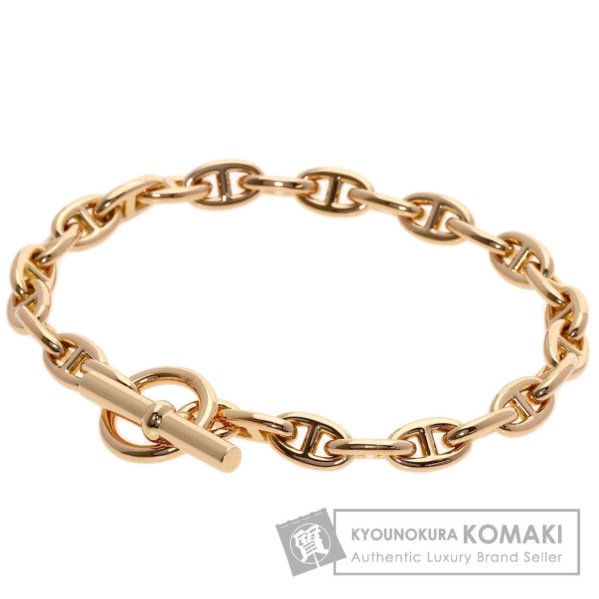 HERMES エルメス シェーヌダンクル TPM 26コマ ブレスレット K18PG レディース [中古]