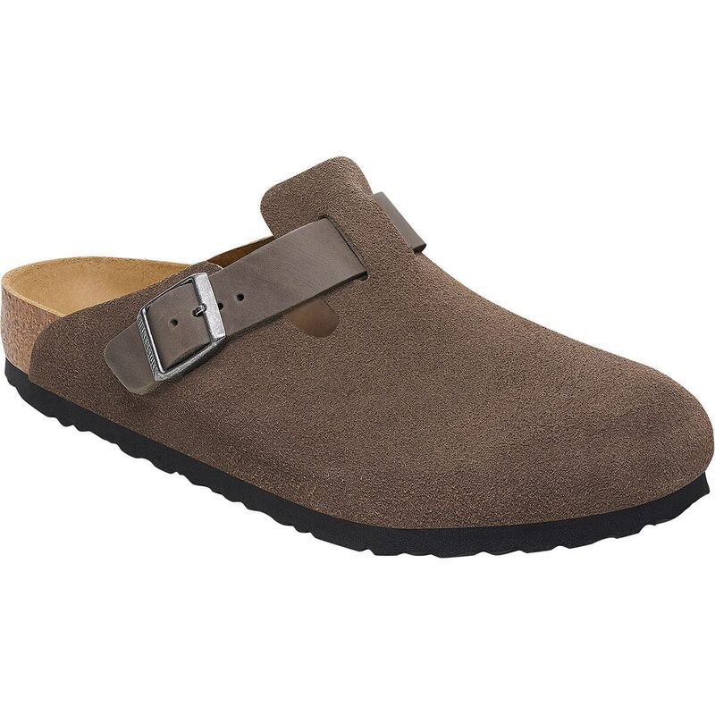 ビルケンシュトック メンズ シューズ スニーカー スエード レザー Birkenstock Boston Suede Oiled Leather Clog Mens Concrete GrayIron