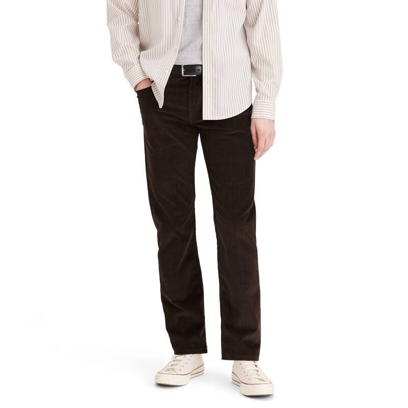 ドッカーズ メンズ ボトムス カジュアルパンツ コーデュロイ Mens DockersR All Seasons Tech Corduroy Jean Cut Straight Fit Pants M