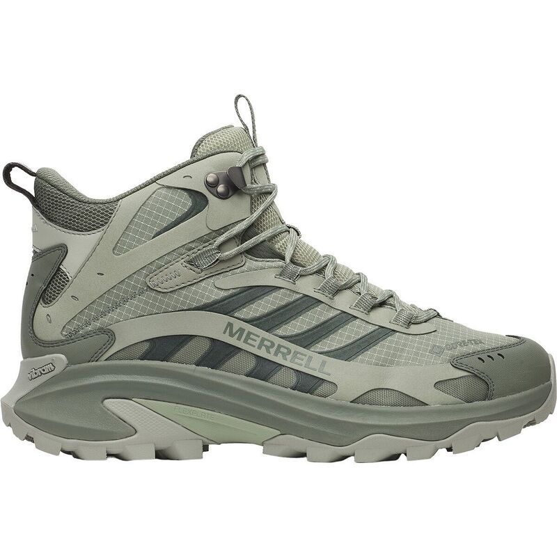 メレル メンズ シューズ スニーカー Merrell Moab Speed 2 Mid GTX Hiking Shoe Mens White Sage ホワイト
