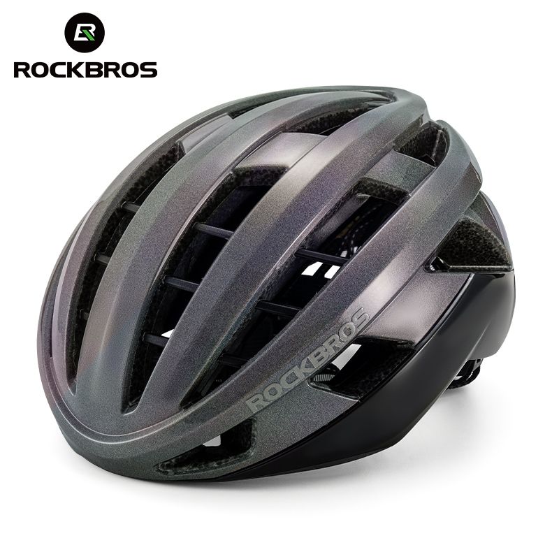 ROCKBROS サイクリングヘルメット 自転車用 調節可能 MTB 道路用