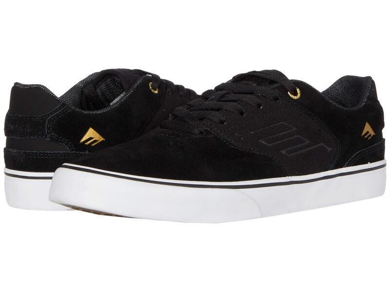 エメリカ メンズ シューズ スニーカー Emerica The Low Vulc BlackGoldWhit ブラックスニーカー