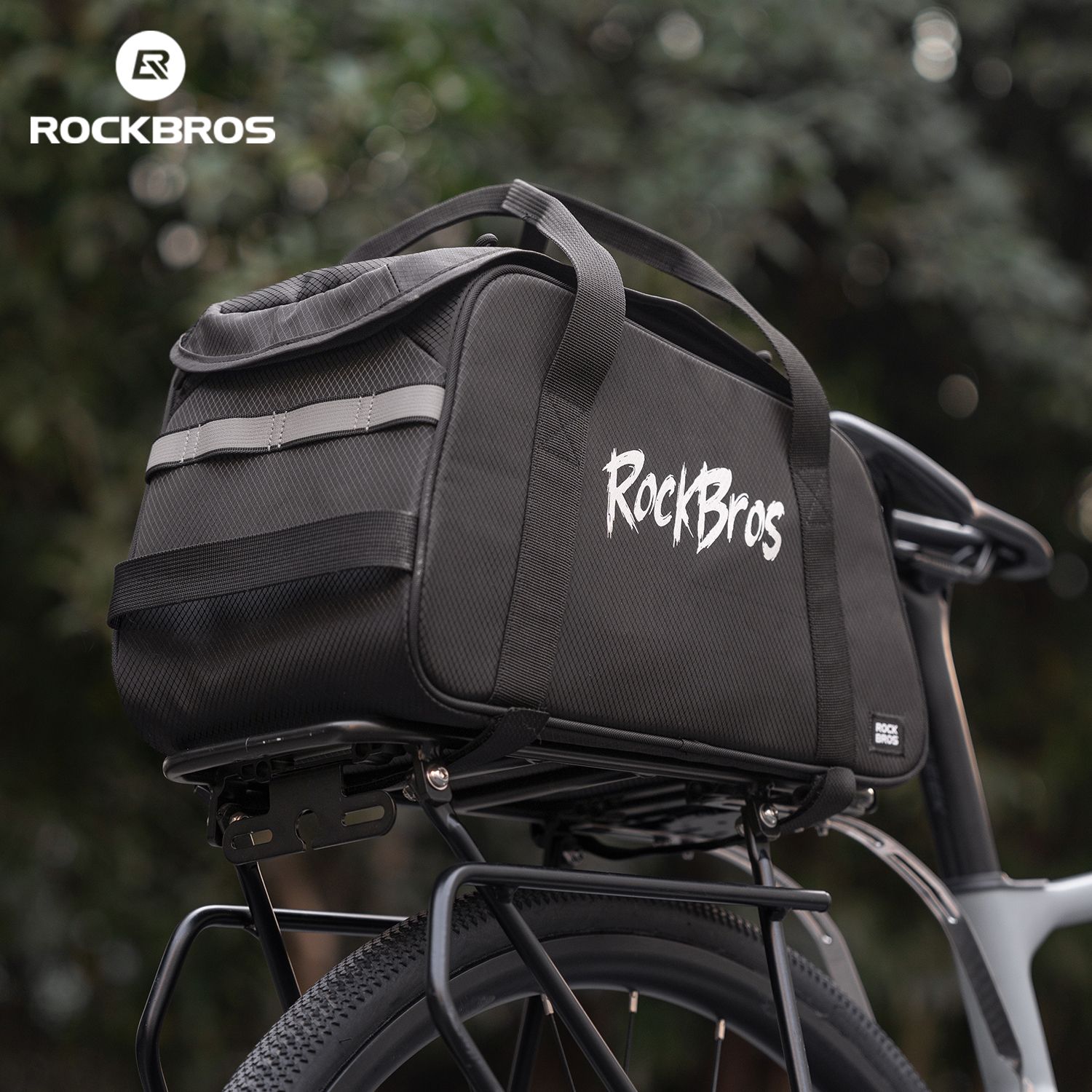 ROCKBROS バイク用 リアラックバッグ 10.5L 大容量 バイクバッグ 10,641円