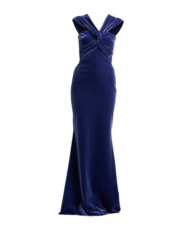 チアラ ボニ プティ ローブ レディース トップス ワンピース CHIARA BONI LA PETITE ROBE ロングワンピース・ドレス Blue Gray グレー