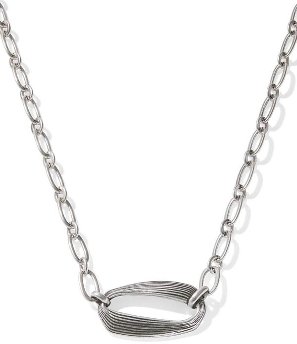 ケンドラスコット レディース アクセサリー ネックレス・チョーカー レース Kendra Scott Kira Short Pendant Necklace Vintage Silver シルバー