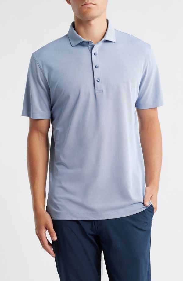 ジョニー オー メンズ トップス ポロシャツ johnnieO Clegg Solid Piqu Performance Golf Polo Lake 25,776円