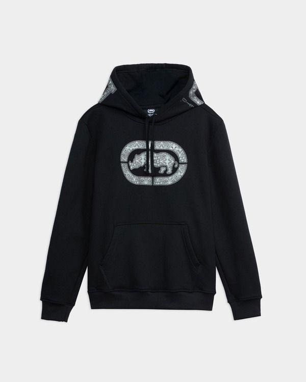 エコー メンズ アウター パーカー・スウェット ECKOverstand Hoodie Black ブラック